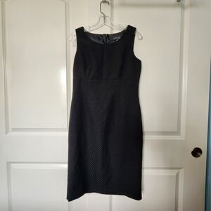 Kasper Elegant Black Sleeveless Midi Dress